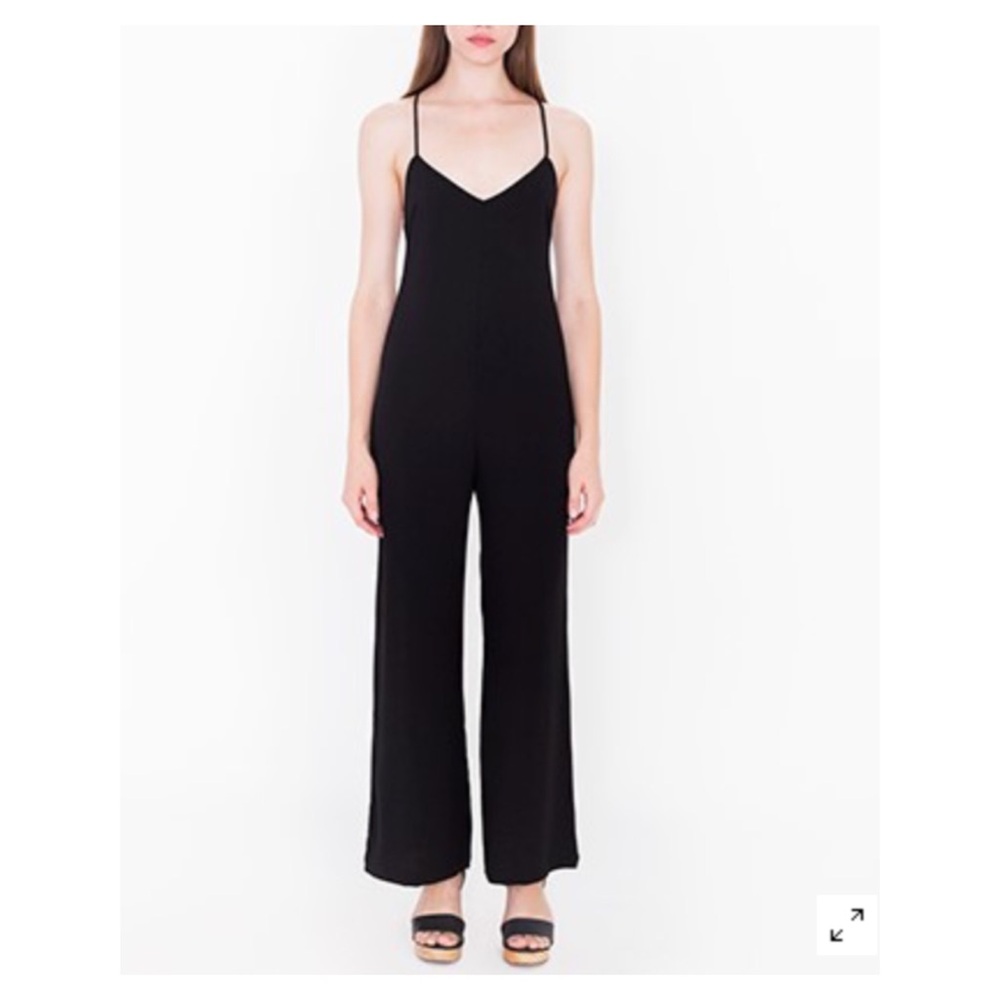 American Apparel Black Jumpsuit